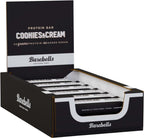 proteinbarer cookies and cream svart og hvit