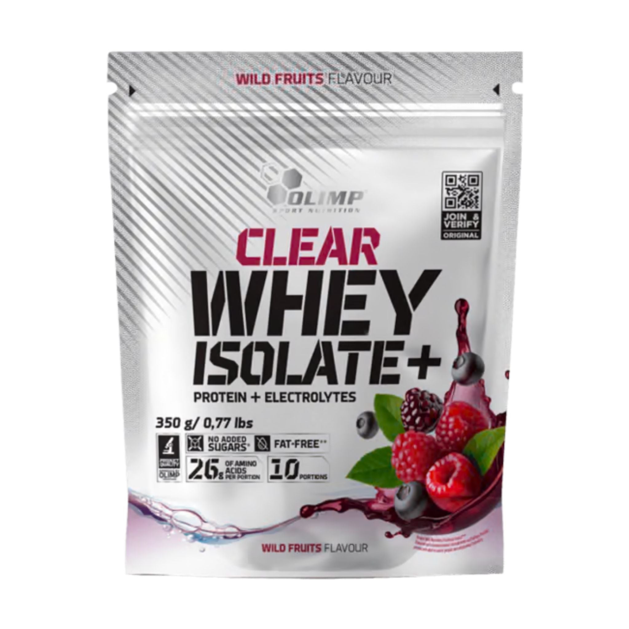olimp clear whey isolate 350g wild fruits