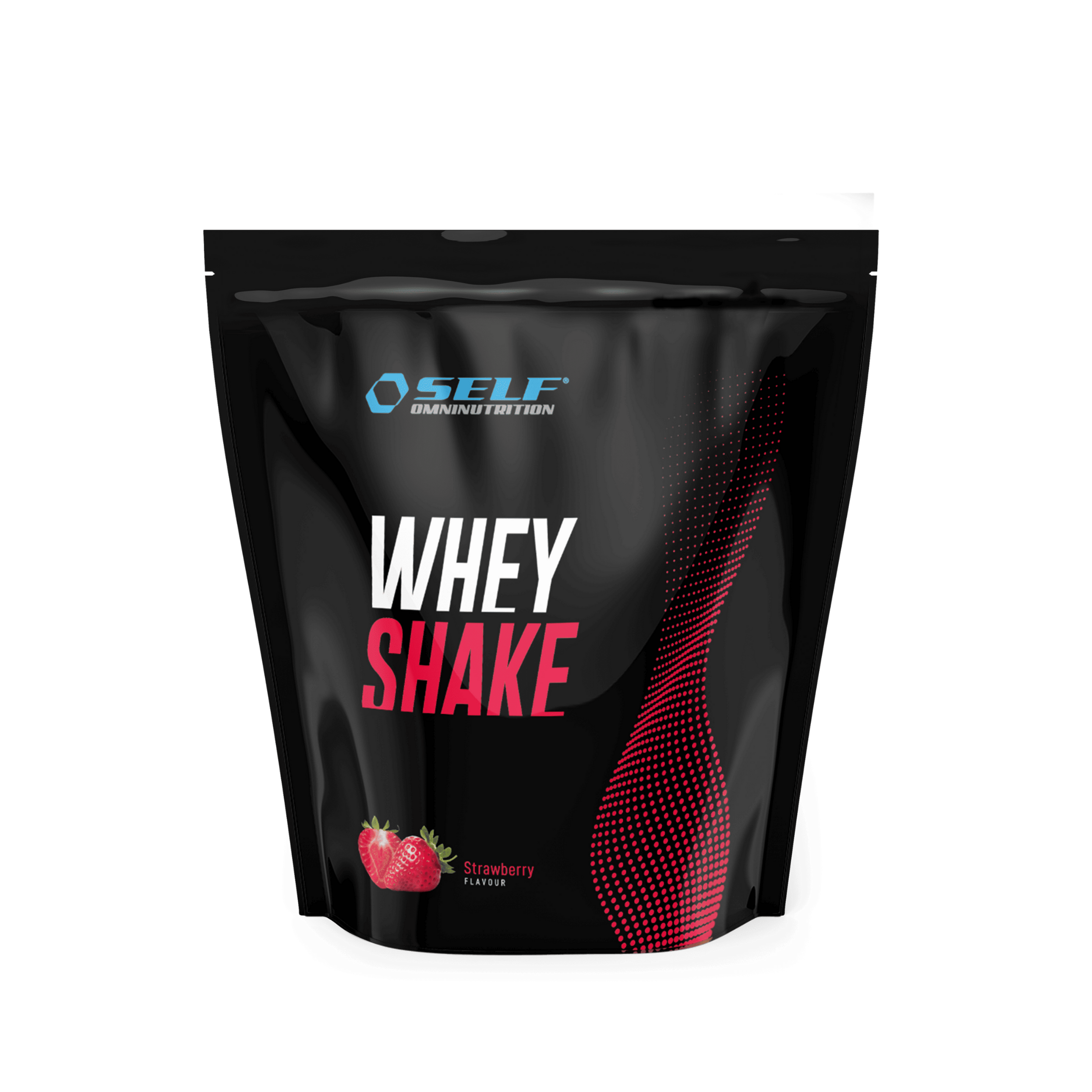 Self Whey Shake, 1kg ZIP bag Jordbær