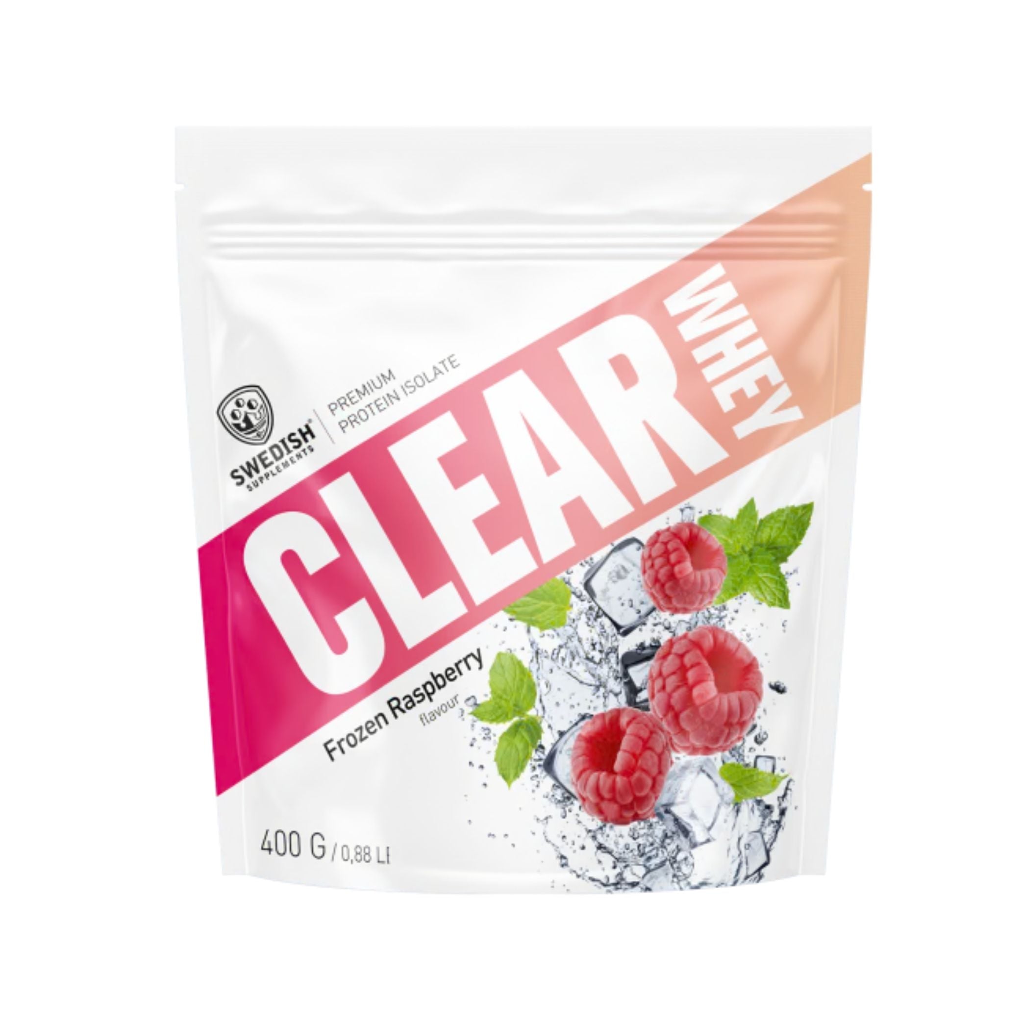 Swedish supplements clear whey 400g frozen raspberry